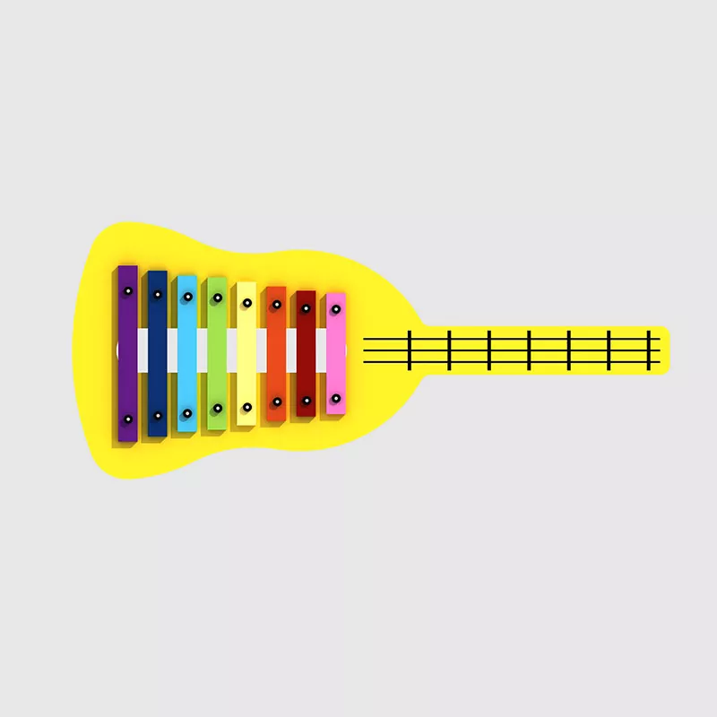 Балдардын ачык оюндары паркы музыкалык аспаптар